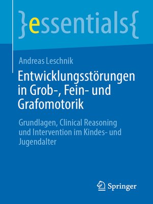 cover image of Entwicklungsstörungen in Grob-, Fein- und Grafomotorik
